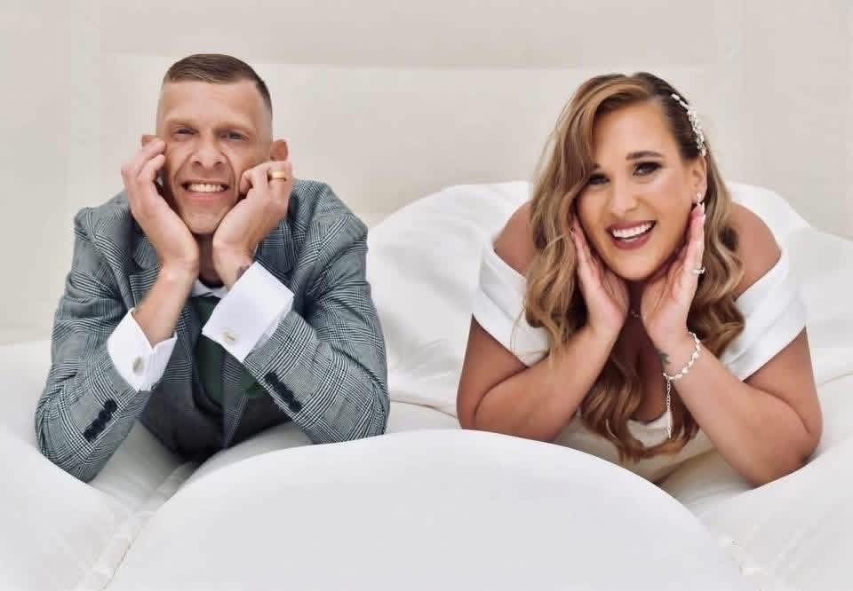 Smiling couple portrait